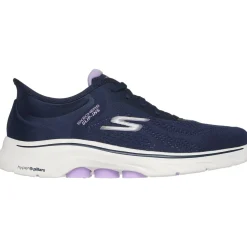 Women's Wide Fit Skechers 125233 Slip-ins Go Walk 7 Valin Trainers