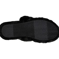 Women's Wide Fit Skechers 167238 Cozy Wedge Slippers