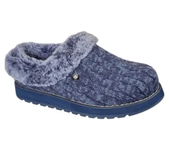 Womens Wide Fit Skechers Bobs Ice Angel 31204W Mule Slippers