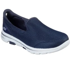 Womens Wide Fit Skechers Go Walk 5-15901 Performance Walking Slip On Trainers
