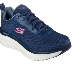 Women's Wide Fit Skechers 149815 Daily Beauty D'lux Vegan Walker Trainers