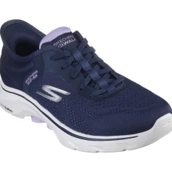 Women's Wide Fit Skechers 125233 Slip-ins Go Walk 7 Valin Trainers