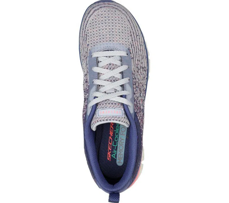 Women's Wide Fit Skechers 104325 Glide Step Sport - Head Start Trainers