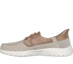 Women's Wide Fit Skechers 136536 Slip-ins On The Go Flex Palmilla Trainers