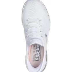Women's Wide Fit Skechers 150123 Slip-ins Summits Diamond Dream Trainer