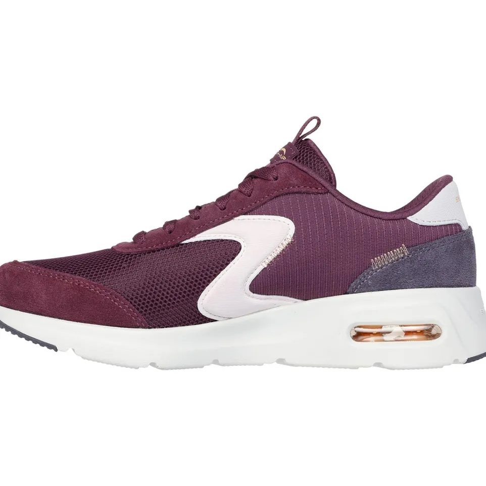 Women's Wide Fit Skechers 150076 Skech Air Court Trainers