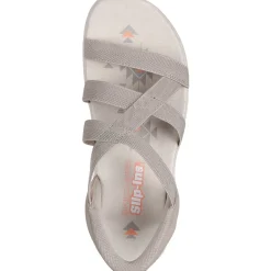 Women's Wide Fit Skechers 163460 Slip-ins Reggae Slim Stretch Flex Sandals