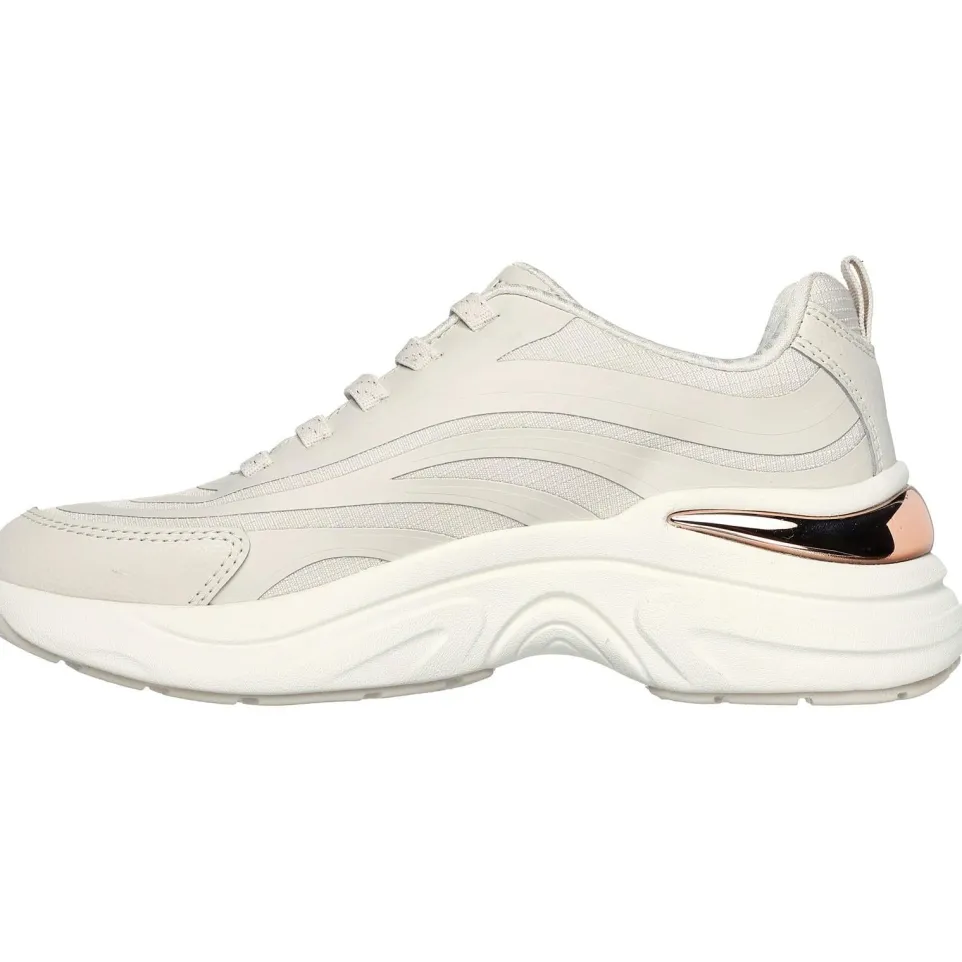 Women's Wide Fit Skechers 177575 Hazel Step N Flow Trainers