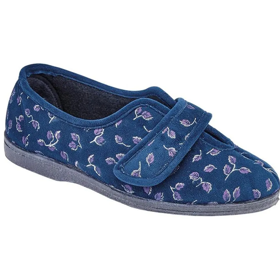 Womens Wide Fit Sleepers LS941NC Ivy Slippers