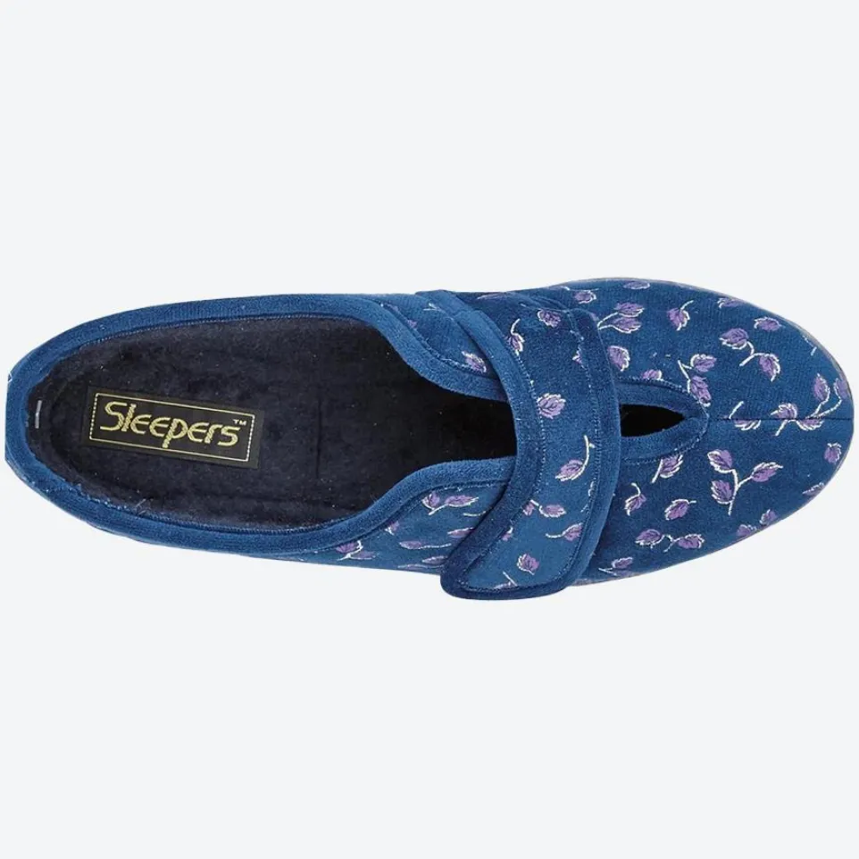 Womens Wide Fit Sleepers LS941NC Ivy Slippers