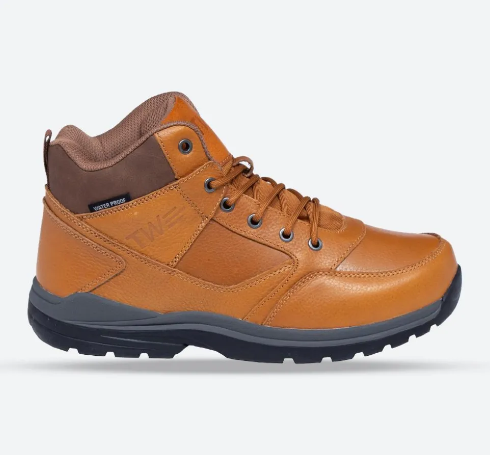 Women's Wide Fit Tredd Well Tough Waterproof Hiking Boots - Tan