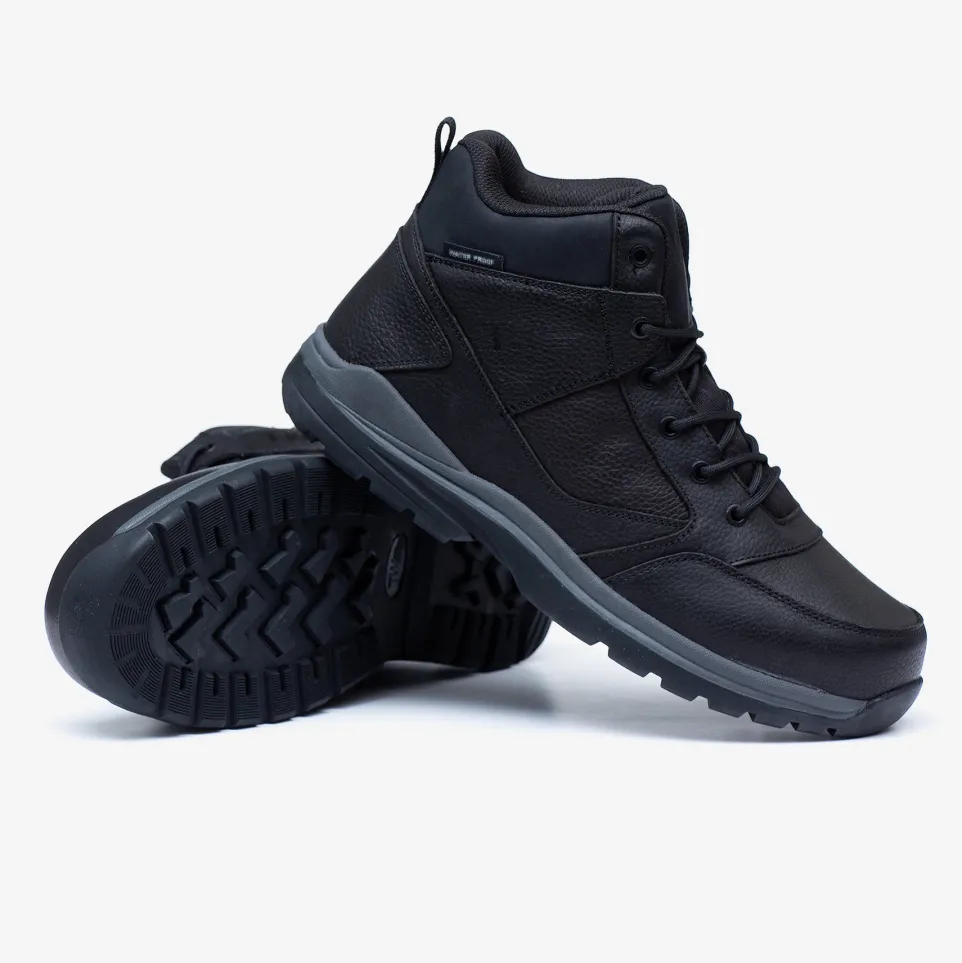 Women's Wide Fit Tredd Well Tough Waterproof Hiking Boots - Black